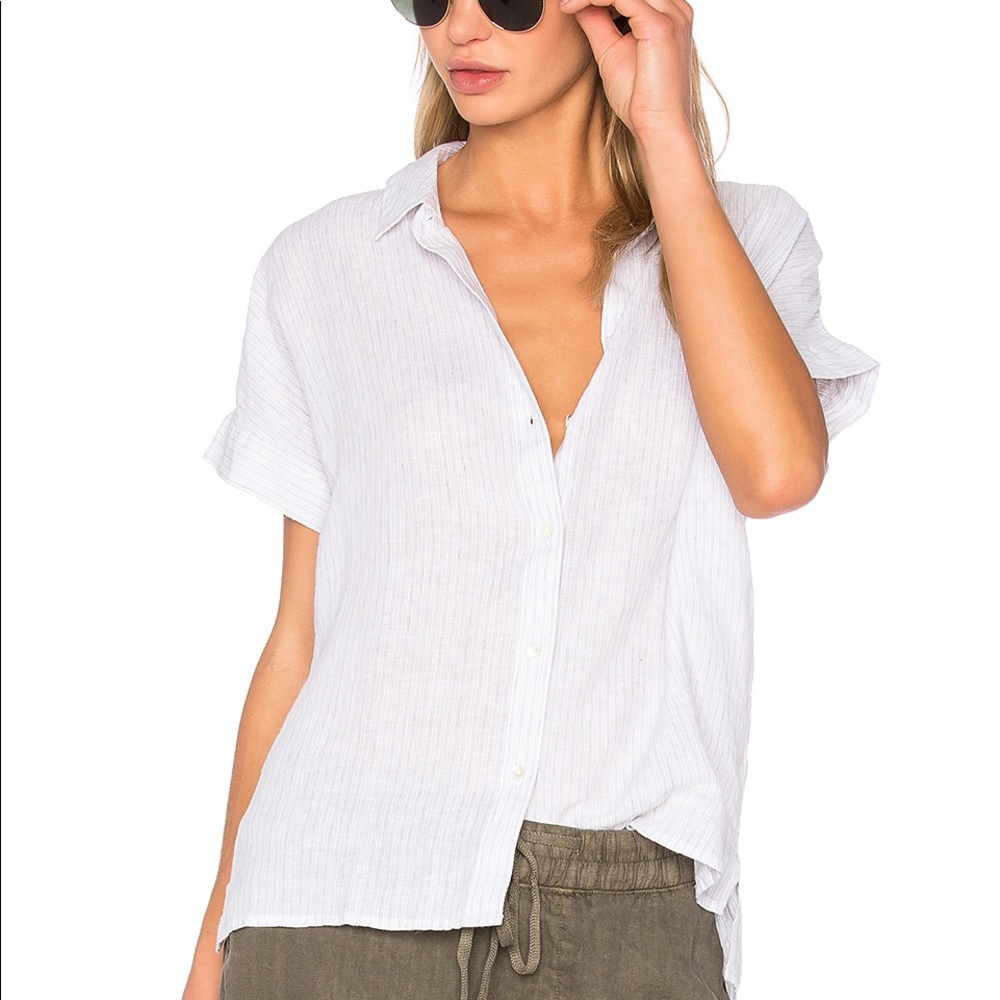 NWT James Perse Linen Shirt